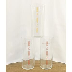 Johnnie Walker Highball Collins Glass Set 'Keep Walking' Tumblers Breweriana